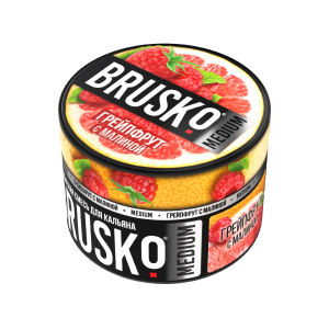 Табак Brusko Medium, 50гр "Грейпфрут с малиной"